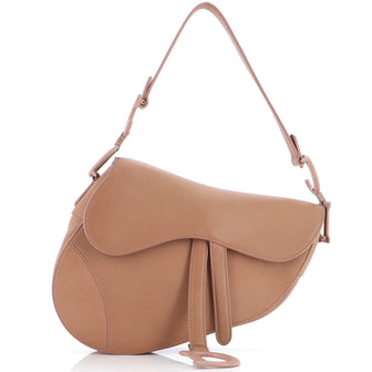 Christian Dior Ultra Matte Saddle Handbag Leather Medium