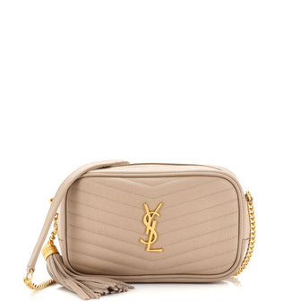 Saint Laurent Lou Camera Bag Matelasse Chevron Leather Small