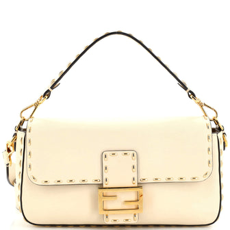 Fendi Selleria Baguette NM Bag Leather Medium