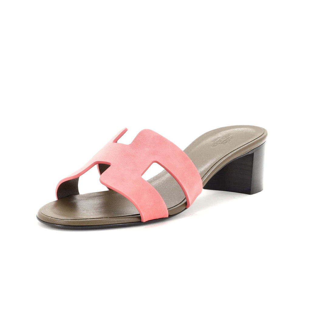 Hermes Women's Oasis Sandals Suede 243914 Hermes Women's Oasis Sandals Suede 243914