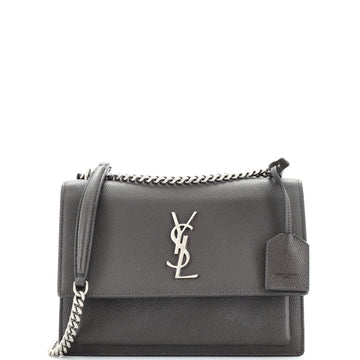 Saint Laurent Sunset Crossbody Bag Leather Medium