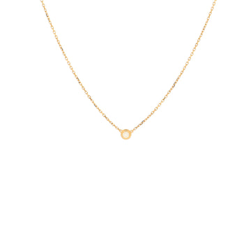 Cartier Cartier D'Amour Pendant Necklace 18K Yellow Gold and Diamond XS