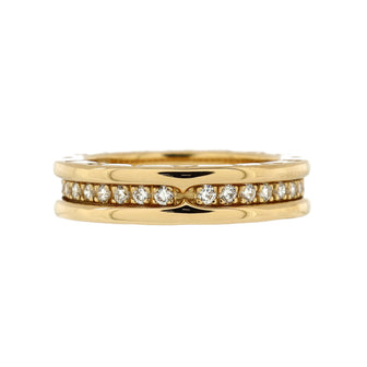 Bvlgari B.Zero1 One Band Ring 18K Yellow Gold and Diamonds