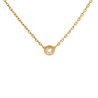Cartier Cartier D'Amour Pendant Necklace 18K Yellow Gold and Diamond XS