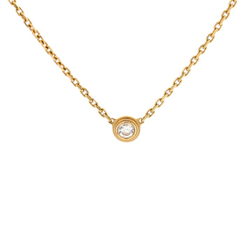 Cartier Cartier D'Amour Pendant Necklace 18K Yellow Gold and Diamond XS