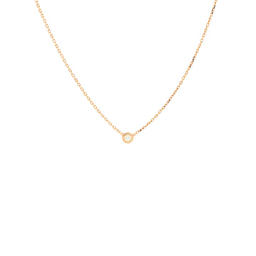 Cartier Cartier D'Amour Pendant Necklace 18K Rose Gold with Diamond XS