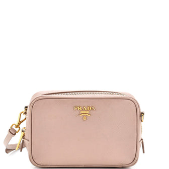 Prada Zip Crossbody Bag Saffiano Leather Mini