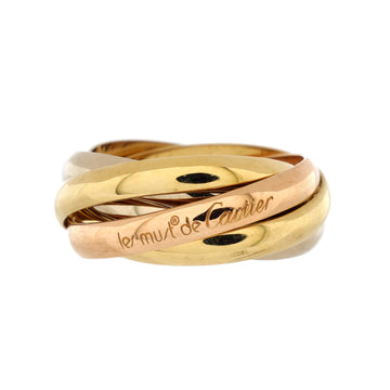 Cartier Les Must de Cartier 5 Band Trinity Ring 18K Tricolor Gold
