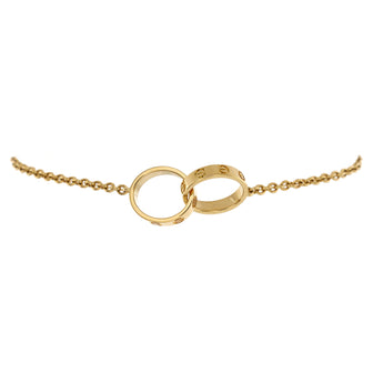 Cartier Love Interlocking Bracelet 18K Yellow Gold