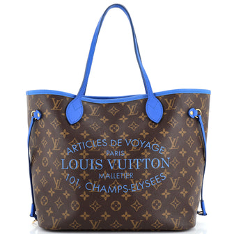 Louis Vuitton Neverfull Tote Limited Edition Ikat Monogram Canvas MM