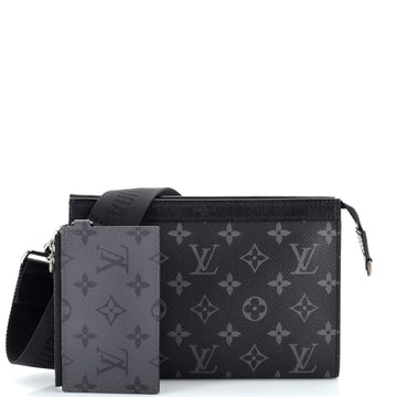 Louis Vuitton Gaston Wearable Wallet Monogram Eclipse Canvas