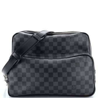 Louis Vuitton Leoh Messenger Bag Damier Graphite