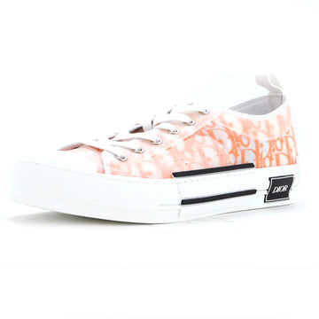 Christian Dior Men's B23 Cap Toe Low-Top Sneakers Oblique Coated Canvas