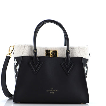 Louis Vuitton On My Side Tote Leather with Shearling PM