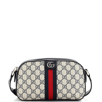 Gucci Ophidia Camera Shoulder Bag GG Coated Canvas Small