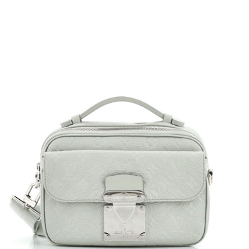 Louis Vuitton S Lock Messenger Bag Monogram Taurillon Leather