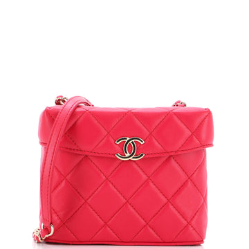 Chanel Secret Box Bag Quilted Lambskin Small