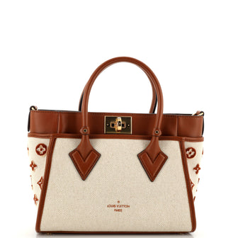 Louis Vuitton On My Side Tote Monogram Tufted Canvas PM