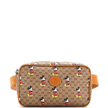Gucci Disney Mickey Mouse Belt Bag Printed Mini GG Coated Canvas Small