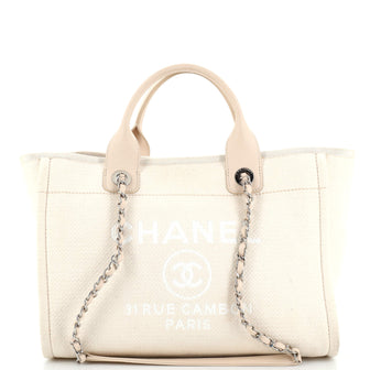Chanel Deauville NM Tote Mixed Fibers Small