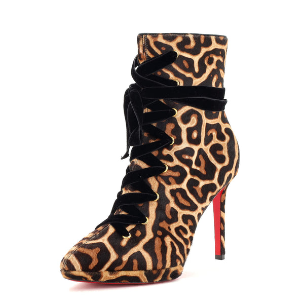 Christian Louboutin Women's Circus Nana Lace Up Ankle Boots