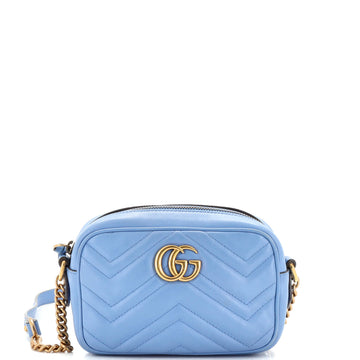Gucci GG Marmont Shoulder Bag Matelasse Leather Mini