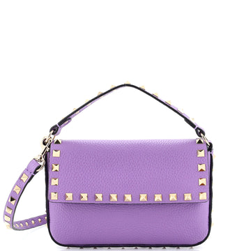 Valentino Garavani Rockstud Top Handle Crossbody Pouch Leather Mini