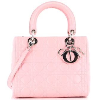 Christian Dior Lady Dior Bag Cannage Quilt Lambskin Medium