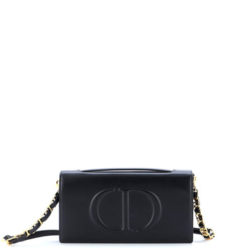 Christian Dior CD Signature Flap Bag Leather Mini