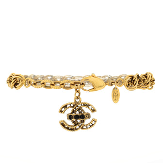 Chanel CC Charm Chain Bracelet Metal with Beads