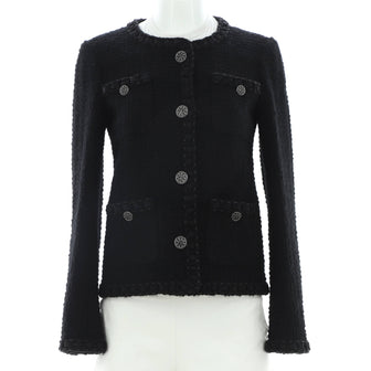 Chanel Women's Four Pocket Chain Around Jacket Tweed