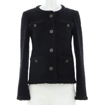Chanel Women's Four Pocket Chain Around Jacket Tweed