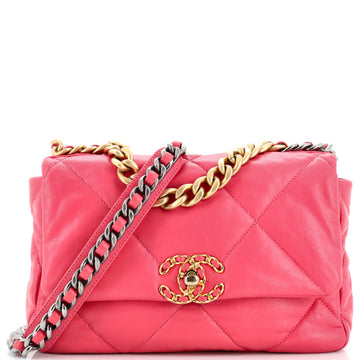 Chanel 19 Flap Bag Quilted Leather Medium