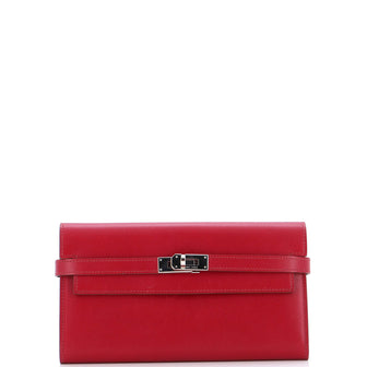Hermes Kelly Wallet Tadelakt Long