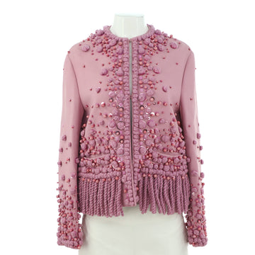 Valentino Garavani Women's Giacca Fringed Jacket Embellished Polyester