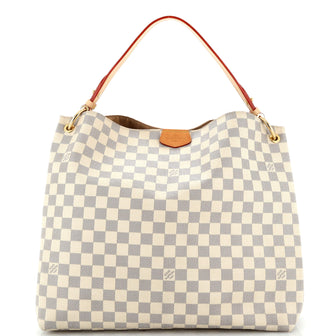 Louis Vuitton Graceful Handbag Damier MM White 2442301