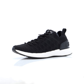 Chanel Women's Logo Sock Knit Sneakers Quilted Fabric