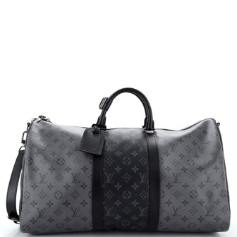 Louis Vuitton Keepall Bandouliere Monogram Eclipse (Without