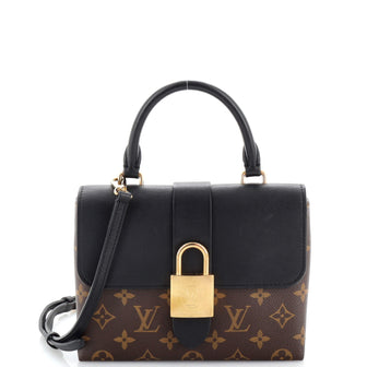 Louis Vuitton Locky Handbag Monogram Canvas with Leather BB
