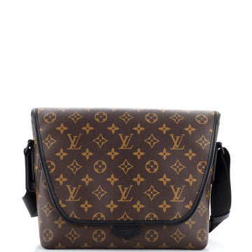 Louis Vuitton Magnetic Messenger Bag Macassar Monogram Canvas
