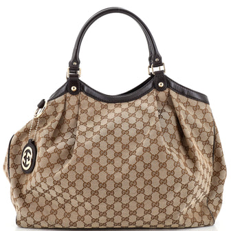 Gucci Sukey Tote GG Canvas Large