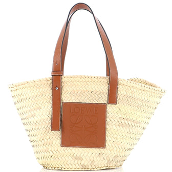 Loewe Basket Tote Raffia Medium