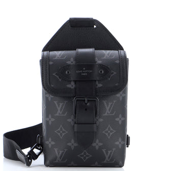 Louis Vuitton Saumur Slingbag Monogram Eclipse Canvas