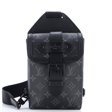 Louis Vuitton Saumur Slingbag Monogram Eclipse Canvas
