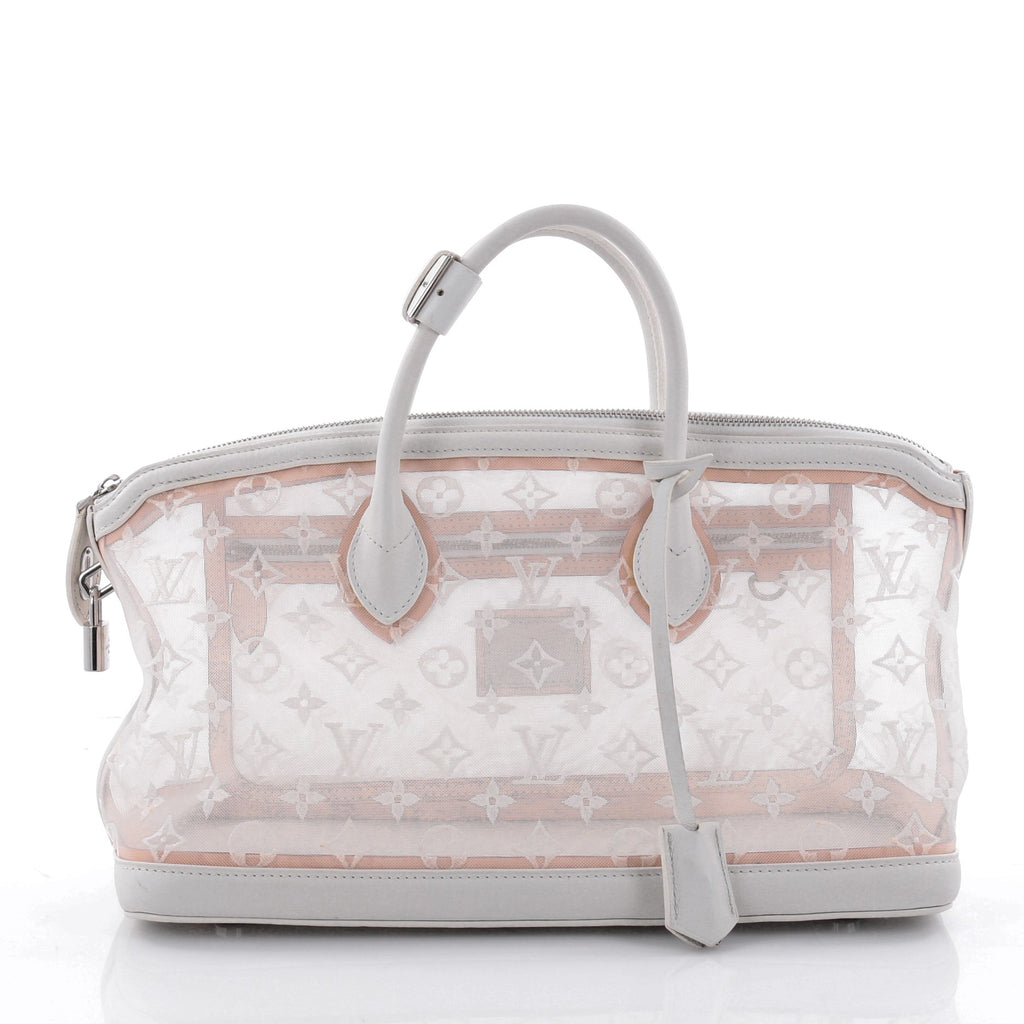 Louis Vuitton Transparence Lockit Handbag Mesh and Leather - ShopStyle  Satchels & Top Handle Bags