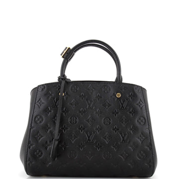 Louis Vuitton Montaigne Handbag Monogram Empreinte Leather MM