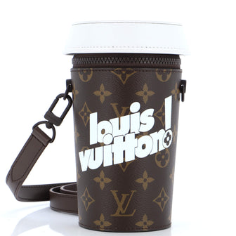 Louis Vuitton Coffee Cup Convertible Pouch Everyday Signature Vintage Monogram Canvas