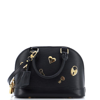 Louis Vuitton Alma Handbag Love Lock Epi Leather BB
