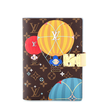 Louis Vuitton Paul Notebook Cover Limited Edition Vivienne Xmas Monogram Canvas MM