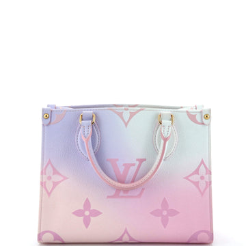 Louis Vuitton OnTheGo Tote Spring in the City Monogram Giant Canvas PM